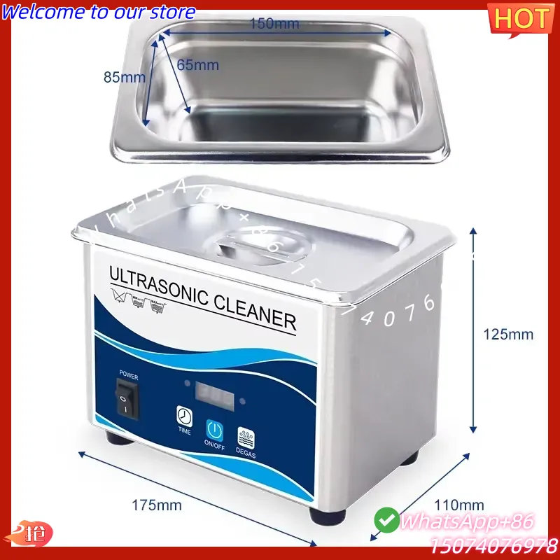 Ultrasonic Cleaning Machine 10L Digital - 2026 Elektrischer Ultraschallreiniger mit Heizfunktion Digitaler